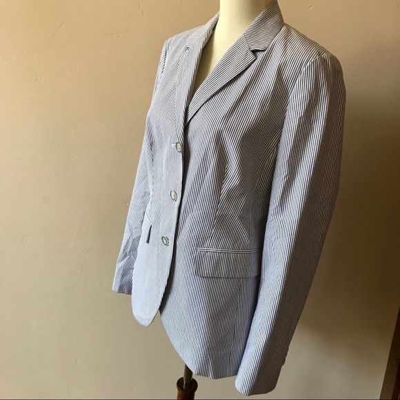 ❤️ SOLD ❤️ BROOKS BROTHERS SEERSUCKER BLAZER - Picture 5 of 8